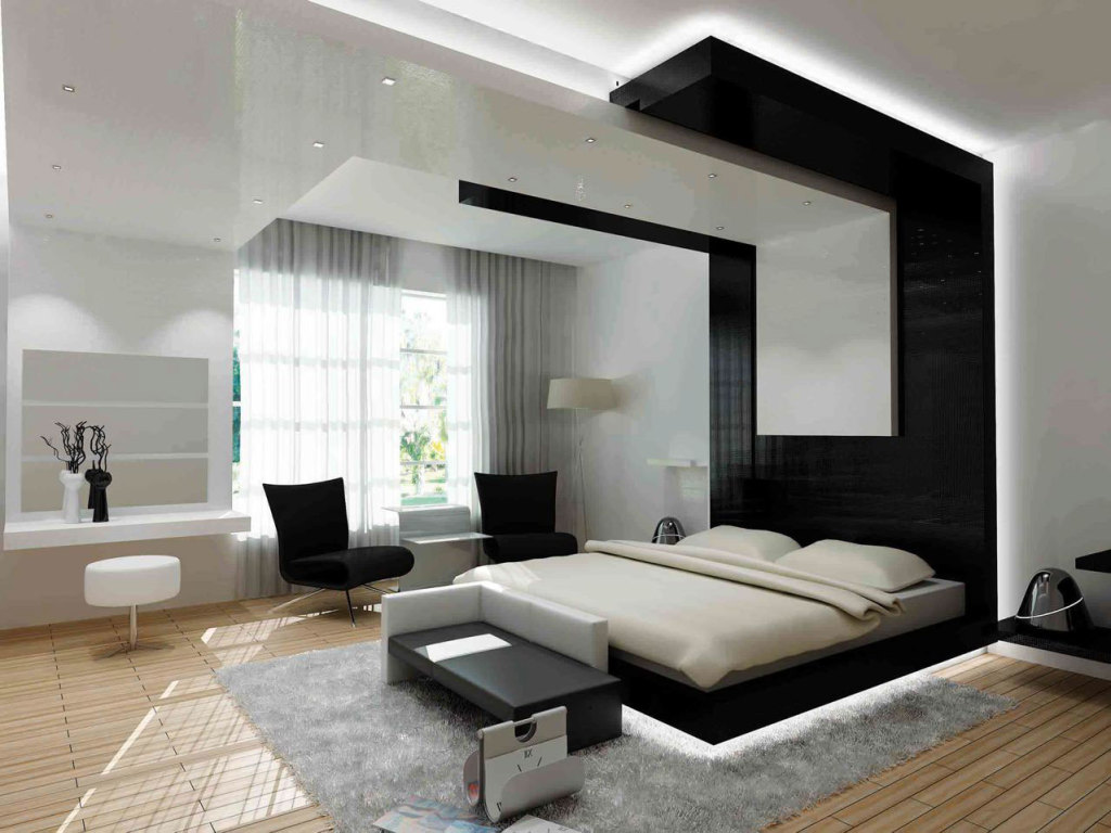 bedroom-idea-with-black-and-white-theme